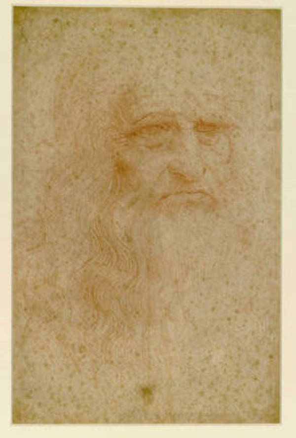 Autoritratto di Leonardo da Vinci (fonte: Biblioteca Reale di Torino) © Ansa