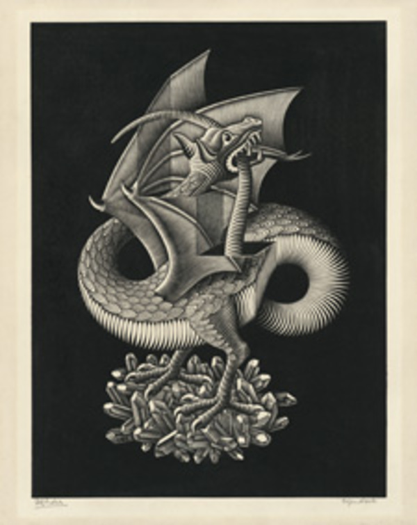 Un'opera di Escher esposta a Catanzaro © ANSA