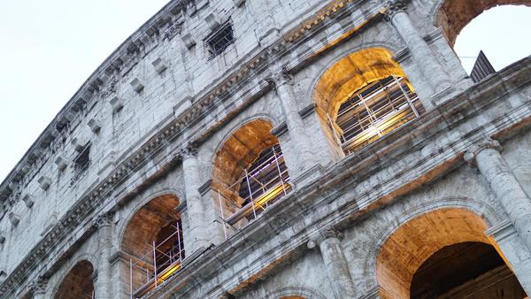 Il Colosseo. ( Foto Bernardo Massaccesi) © ANSA