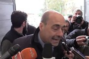 Zingaretti: 'Contento per candidatura Minniti, sara' bel confronto'