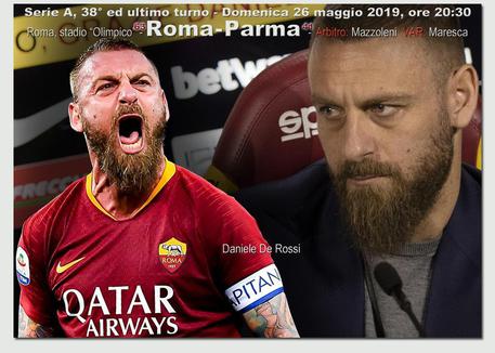 Serie A, Roma-Parma e l'addio di De Rossi © ANSA