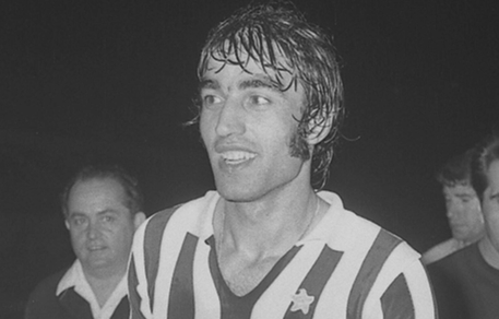Pietro Anastasi, con la maglia della Juventus, in una immagine del 23 giugno 1971 © ANSA 