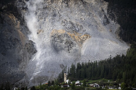 Deslizamento em Graubuenden, Suíça