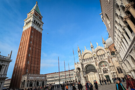 Campanário da Basílica de San Marco é uma das construções mais famosas de Veneza