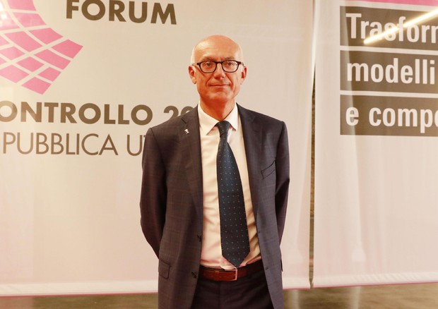 Marco Fantozzi in occasione del Forum Telecontrollo 2019 alla Fortezza da Basso, Firenze © ANSA