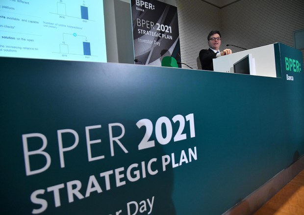 Presentazione del 'Bper  2021 Strategic Plan © ANSA