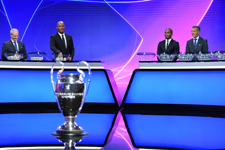 UEFA Champions League group stage draw © ANSA/EPA